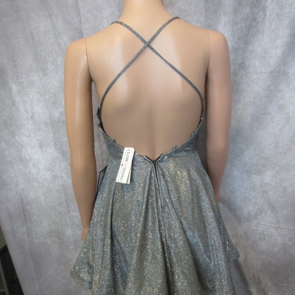 Speechless Metallic Lace Up Back Special Occasion - Picture 4 of 5